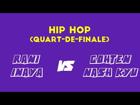 Battle caritatif BACK TO THE ROOTS ©️®️ #7 1/4 de Finale HIP HOP Rani & Inaya vs Gohten & Nash’Kyu