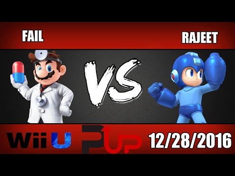 Fail (Dr Mario) vs. Rajeet (Mega Man) - Wii U Winners Round 2 - SOS