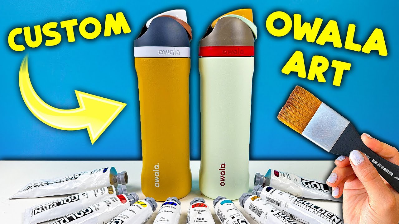 Customizing Owala Water Bottles *this was SO fun*