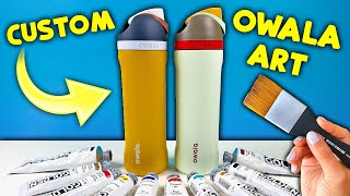 Customizing Owala Water Bottles *this was SO fun*