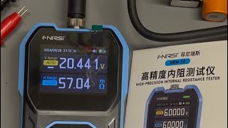 Tester baterií FNIRSI HRM-10 - měřič vnitřního odporu baterie