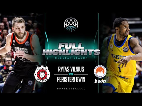 Rytas Vilnius v Peristeri bwin | Full Game Highlights | #BasketballCL 2023-24