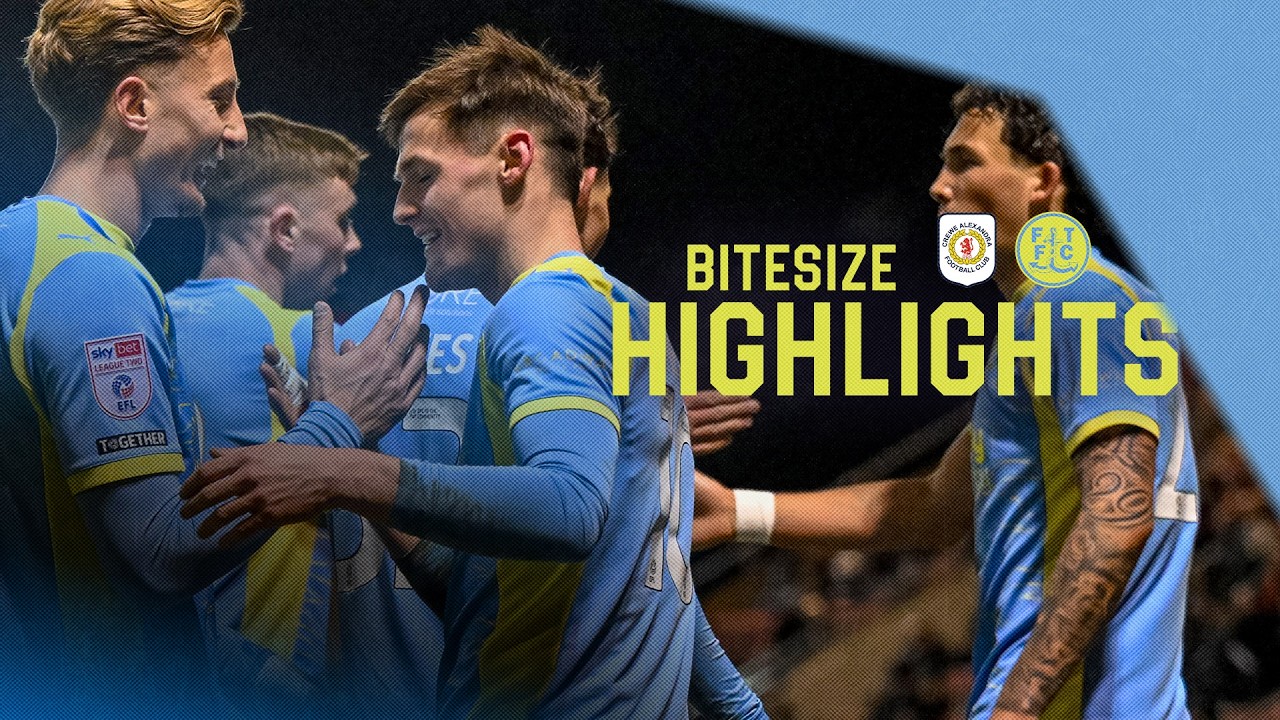 Crewe Alexandra vs Fleetwood Town Highlights