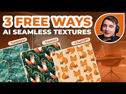 3 Ways to Make Seamless Texture with AI for Free  - Gemini, ChatGPT, ComfyUI