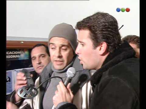 Llegada de Laport para la pelea  - Videomatch