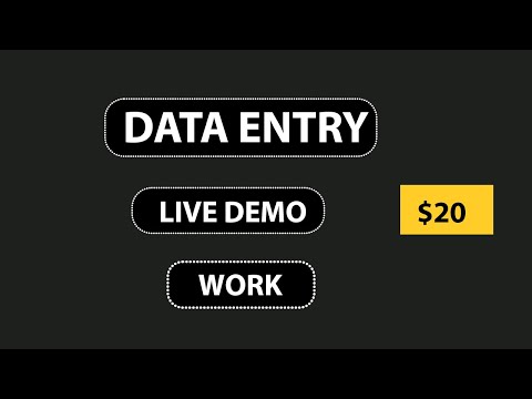 Data Entry Job | Data Entry Tutorial Live Work Demo for BEGINNERS | Easy Mentor