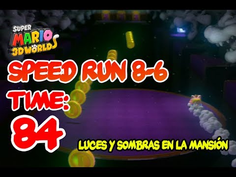 Super Mario 3D World 8-6 Speedrun  | Time: 84
