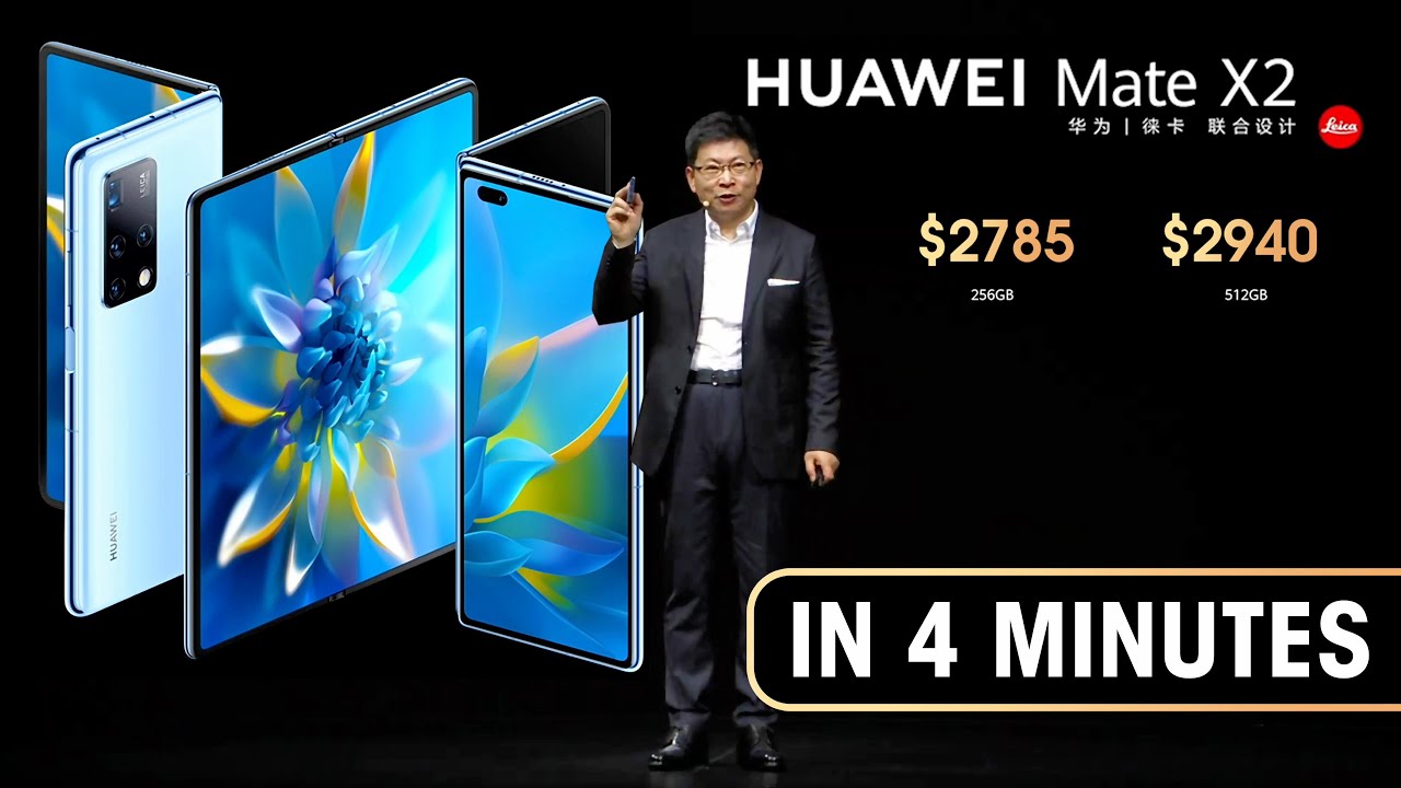 Huawei Mate X2 launch event in 4 minutes
