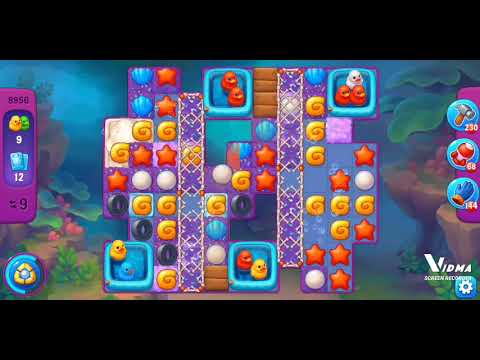 Fishdom. 8956 super hard level no boosters and diamonds. 20 moves