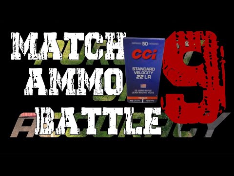 CZ 457 MTR; MATCH AMMO TEST 9 (CCI SV)
