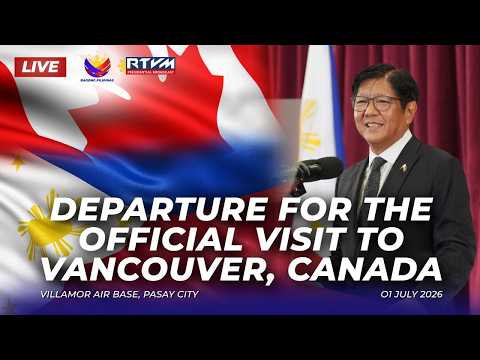 Departure for an Official Visit to Vancouver, Canada