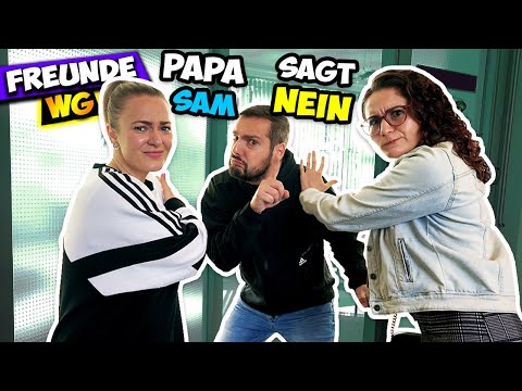 LIZ & MERLE WOLLEN ZUR PARTY! "Papa Sam" verbietet es! Freunde WG #49