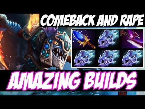 COMEBACK AND RAPE - Slark WITH AGHANIM AND 4 MOON SHARDS - Amazing Builds vol 112 - Dota 2