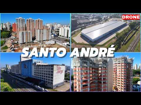 Drone em Santo André: Obras do Splendor Jardim Patriani e arredores - Grande São Paulo