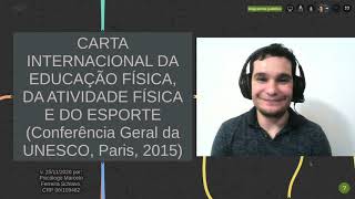Carta Internacional Da Educação Física E Do Esporte