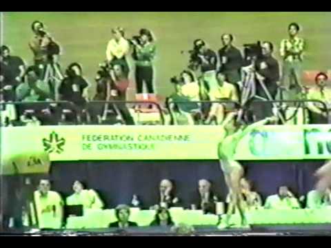 8th T HUN Beata Storczer V - 1985 World Gymnastics Championships 9.525