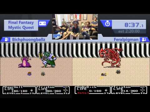 DeuceCon 2015 - Final Fantasy Mystic Quest Race by BichPhuongBallz and FeralPigMan