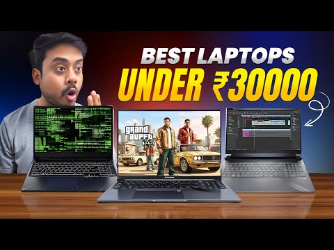 Best Laptops Under 30000 in 2025 - for Gaming / Coding / Student 🔥 TOP 4 Laptops Under 30000 in 2025