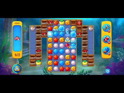 Fishdom level 11592 no boosters フィッシュダム ノーマル