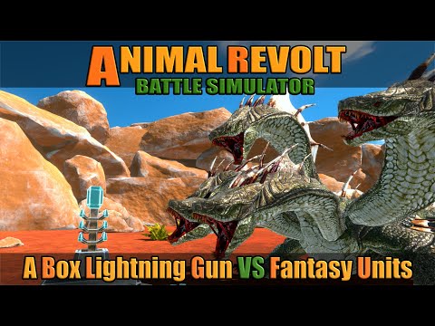 A BOX Lightning Gun vs Fantasy Units - Animal Revolt Battle Simulator