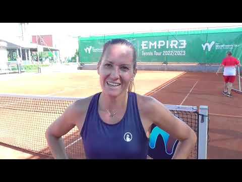 EMPIRE Tennis Academy Open 2023: Conny Perrin's interview after she advanced to main draw