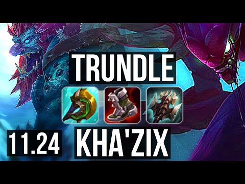 TRUNDLE vs KHA (JNG) | 71% winrate, 13/4/8 | NA Master | 11.24