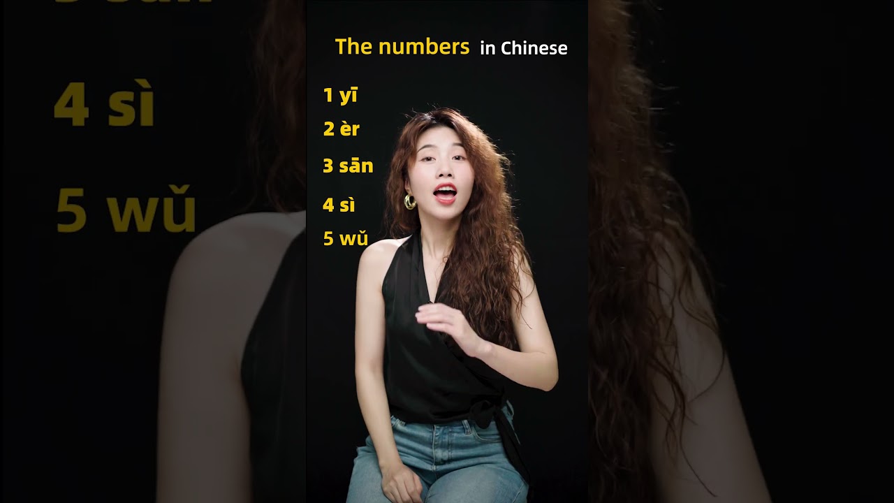 The numbers in Chinese, 1---10