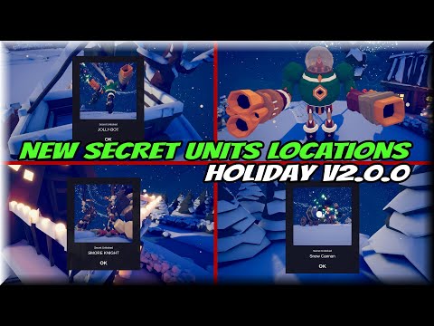 How to Unlock 3 Secret Units in Holiday v2.0.0 Mod by Team Grad