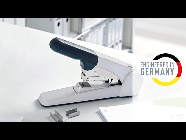 Agrafador Petrus 1400 - Até 60 Folhas - Grampeamento Plano - Para Agrafadores 25/10 - Cinzento 623382 - vídeo 1