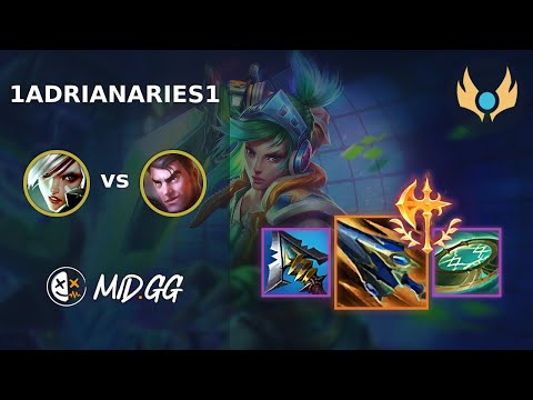 MID.GG: [ 1Adrianaries1 ] Riven TOP vs Jayce | NA CHALLENGER | LOL Season 2025