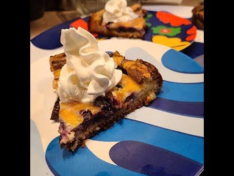 Finn Cooks Make Blueberry Coffee Cake