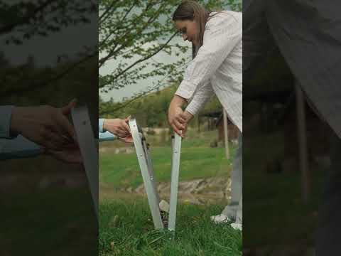 Стол и 4 стула для пикника набор туристической алюминиевой складной мебели Lugi, отдых природа кемпинг рыбалка мобильность - фото 1 - id-p2560890494