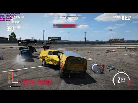 Wreckfest Walkthrough Part 15 - "National Amateurs: Supervan Smash Up"