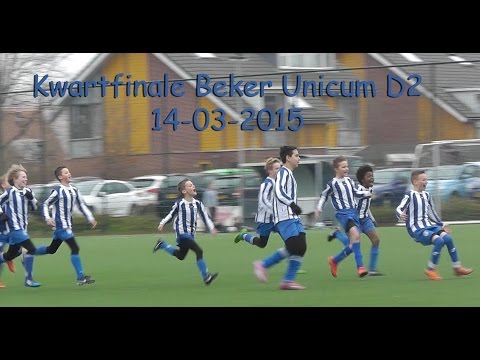 Kwartfinale  Beker Unicum D2 - Veensche Boys D1