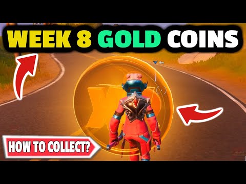 Week 8 XP Coins GOLD - 6 Gold XP Coins Fortnite - Fortnite GOLD XP COINS Chapter 2 Season 3!
