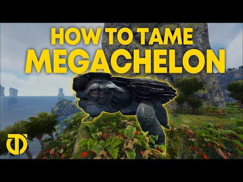 How To Tame a MEGACHELON on ARK! | ARK: Survival Evolved