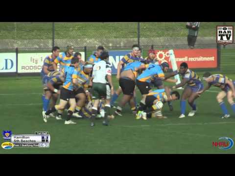 2014 NHRU Qualifying Final Premier 1 Highlights - Hamilton Hawks v Southern Beaches