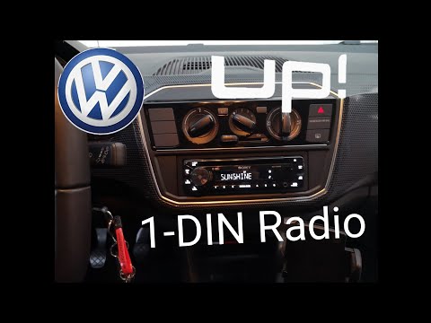 VW Up! Facelift Radio Umbau auf 1-Din