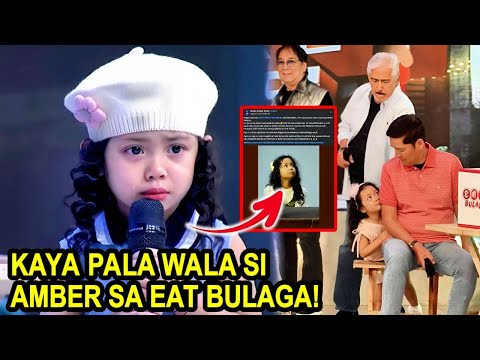 TUNAY NA DAHILAN KUNG BAKIT WALA NA SI AMBER TORRES SA EAT BULAGA❗