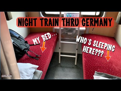 Sleeping with 4 Strangers in a Train Through Germany - ÖBB Nightjet Hamburg Passau/Vienna