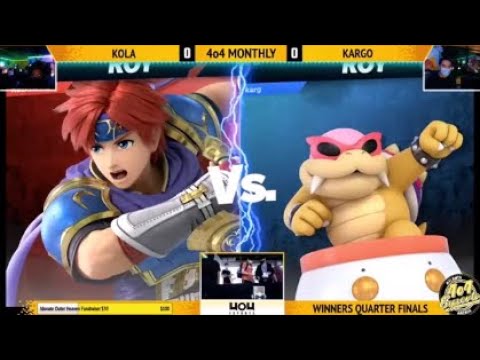 SSBU - 4o4 Smash Monthly - Kola (Roy, Chrom) vs DBQ| Kargo (Bowser Jr.) - Winners Quarter-Final