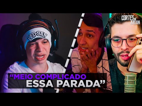 ARUAN REAGE A BAK QUASE CHORA AO PRONUNCIAR O PROCESSO DA LOUD!! - Cortes do Aruan