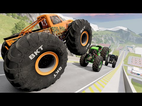 Epic High Speed Jumps LIVE  #5 BeamNG Drive | Griff's Garage