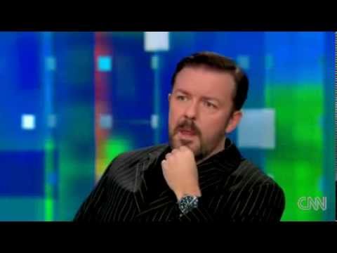 Ricky Gervais sulle critiche alla sua conduzione dei Golden Globe (sub ita)