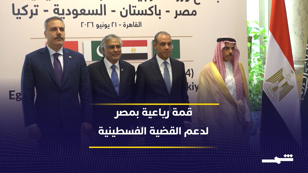 فيديو | قمة رباعية بالعلمين لدعم القضية الفلسطينية ومناقشة تطورات المنطقة