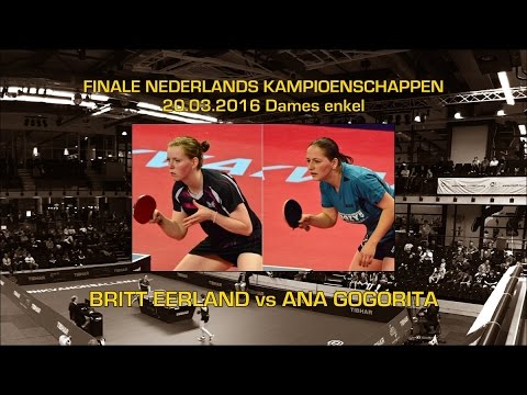 NK Tafeltennis Zwolle - Finale DAMES enkel 20.03.2016