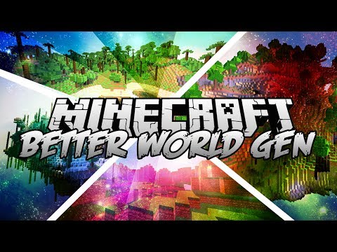 Minecraft Mods - Better World Generation 4 - 100 New World Types!