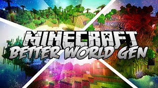Minecraft Mods - Better World Generation 4 - 100 New World Types!