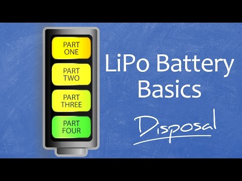LiPo Battery Basics - Storage and Disposal