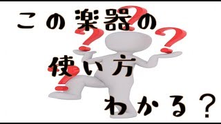 【実践】絶対に使い方のわからない楽器５選